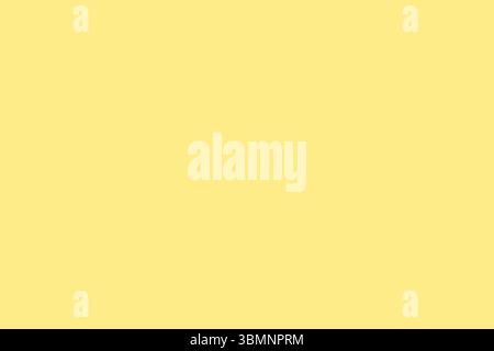 Uniform pale yellow rectangular area is filling entire frame in flat design vector style Stock Photo