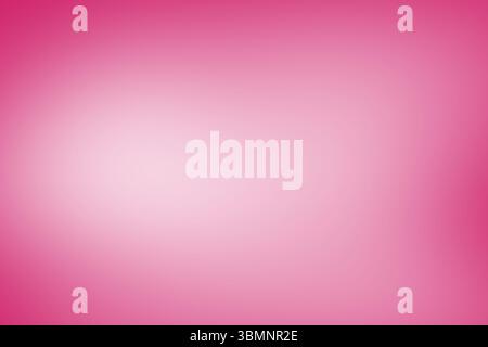 Pink gradient background is fading from center to deeper edges in flat design, color transition Stock Photo
