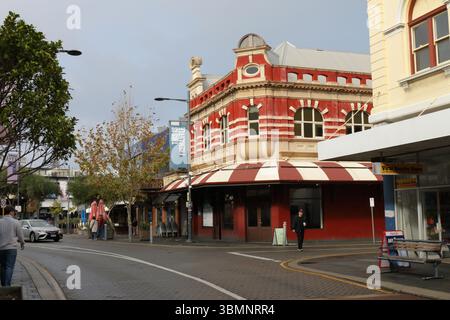 View of Market Street, Fremantle, near Perth, Western Australia, Australia Stock Photo