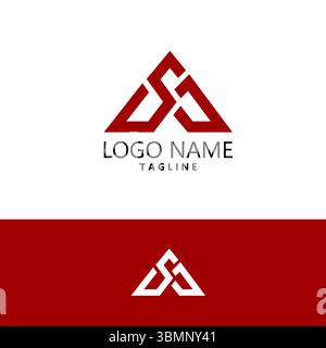 initial SJ logo design vector Stock Vector