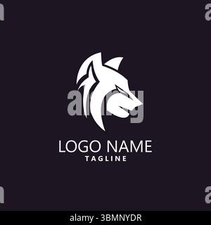 linx fox logo design vector Stock Vector