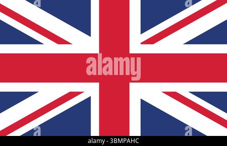 UK National flag vector illustration Stock Vector