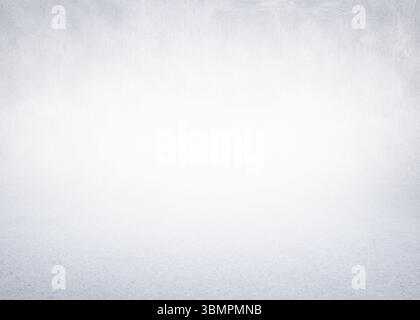 Flat design illustration is showing seamless white studio backdrop with textured floor extending Stock Photo