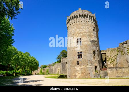 Dinan Castle, Côtes-d'Armor , Brittany, France Stock Photo - Alamy
