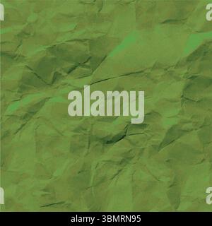 Realistic Green Paper Texture Vector – Detailed Background Illustration Design. Stock Vector