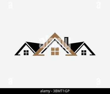 Real este logo Stock Vector
