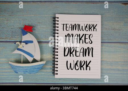 Teamwork makes the dream work Stock Photo - Alamy