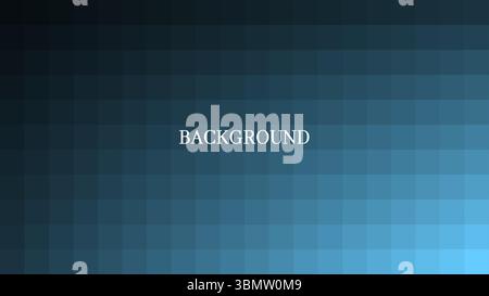 Black and blue abstract background with checkered texture, trendy geometric pattern Stock Vector