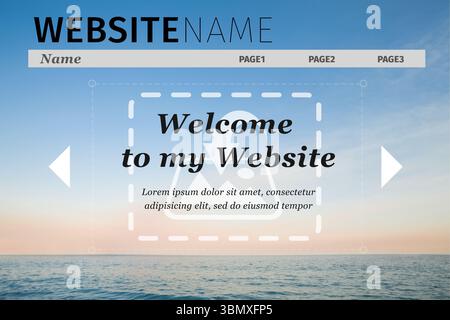 Composite image of build site interface Stock Photo