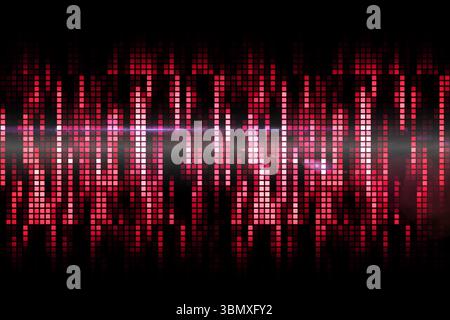 Digitally generated cool pixel background Stock Photo