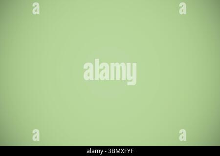 Light green radial gradient is filling frame in flat design, showing subtle vignette effect Stock Photo