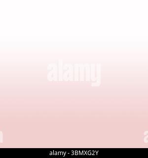 Vertical gradient is transitioning smoothly from white to pale pink in flat design color field Stock Photo