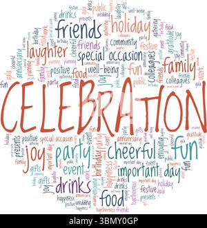Festivity word cloud on a white background Stock Vector Image & Art - Alamy