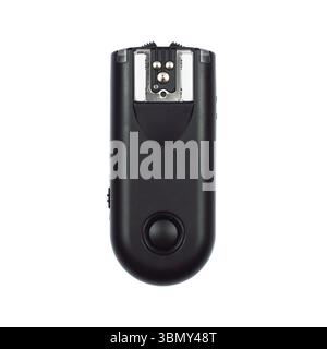 One wireless camera trigger isolated on white Stock Photo