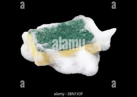 it is sponge and foam for washing and cleaning. Stock Photo