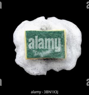 it is sponge and foam for washing and cleaning. Stock Photo