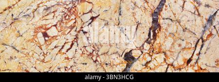 it is horizontal yellow natural marble texture for pattern and background. Stock Photo