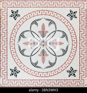 it is beautiful white tiled texture for pattern and background. Stock Photo