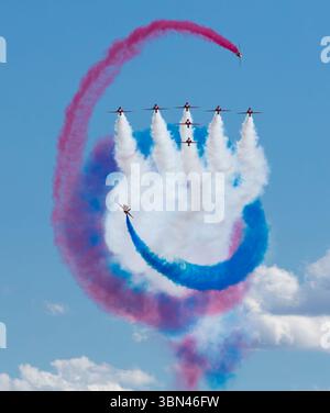 The Red Arrows. Stock Photo