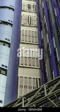 Spaceship looking building in Bangkok Stock Photo