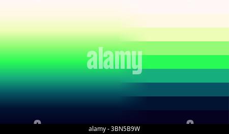 Green gradient background abstract transition color palette. Horizontal modern digital smooth gradient green minimal design. Stock Vector