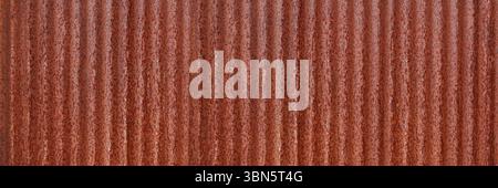 horizontal rust on iron and steel for pattern and background. Stock Photo