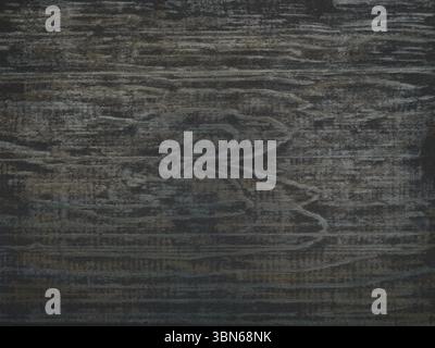 Close-up view of dark-stained wood, showcasing its rich grain and subtle variations in tone. Stock Photo