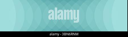 Teal green abstract banner with crossed ovals and gradient transition Stock Vector