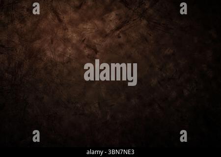 Flat abstract grunge texture is being shown on uneven surface, featuring heavy brown scratches Stock Photo