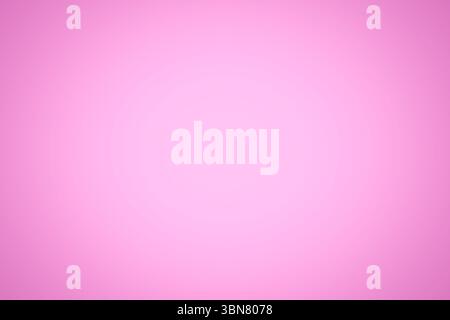 Showing uniform pink gradient blending light center into deep edges, flat design, copy space Stock Photo