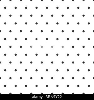 Dotted grid seamless pattern Stock Vector