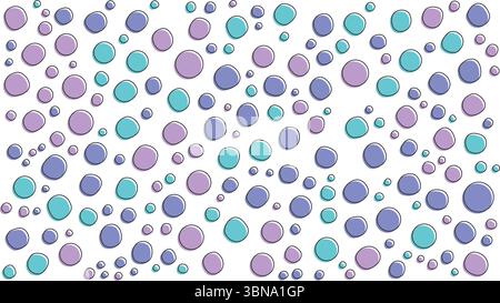 abstract circles and lines. abstract circles and lines. doodle blobs Stock Vector