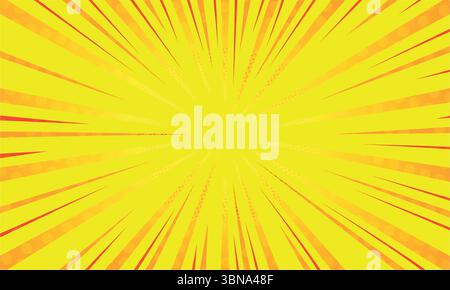 Retro comic book style background, pop art cartoon backdrop Stock Vector