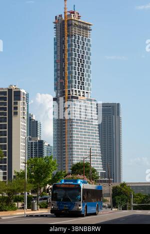 Austin, Texas - United States - June 19th, 2025: Downtown skyline on a beautiful Summer afternoon in Austin, Texas, USA. Stock Photo