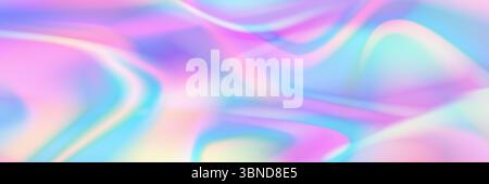 horizontal abstract pastel holographic texture design for pattern and background. Stock Vector