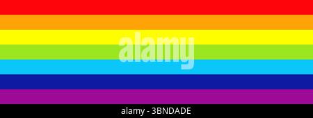 horizontal rainbow design for pattern and background. Stock Vector