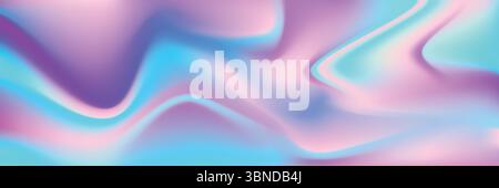 horizontal abstract holographic texture design for pattern and background. Stock Vector