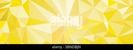 horizontal elegant polygonal gold background and design,vector illustration. Stock Vector