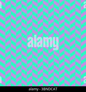light green and purple chevron or herringbone seamless design for pattern and background. Stock Vector