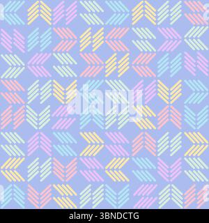 multi color pastel cylinder seamless design for pattern and background. Stock Vector