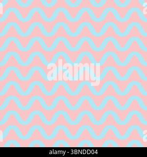 pastel wavy seamless design for pattern and background. Stock Vector