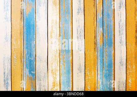 multicolored painted old wooden texture background,vector illustration. Stock Vector