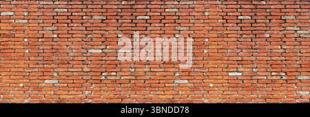 horizontal old brick wall for pattern and background,vector illustration. Stock Vector