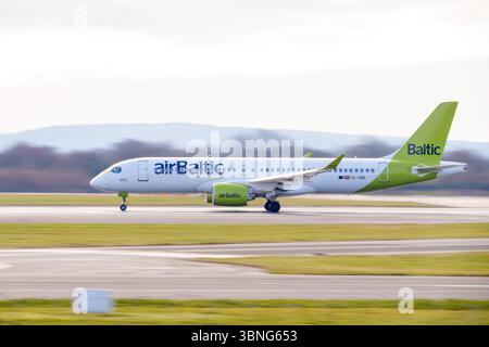 Air Baltic Airbus A220 Stock Photo