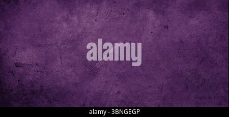 Dark purple textured concrete wall background Stock Photo