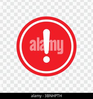 "Exclamation Mark Icons - Warning and Alert Symbols in Black, Red, and Yellow" Stock Vector