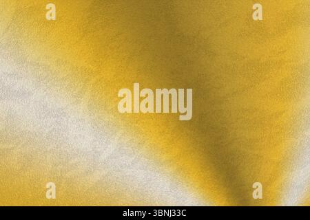 Abstract metal texture shining in flat design, warm gold to silver gradient transparent background Stock Photo