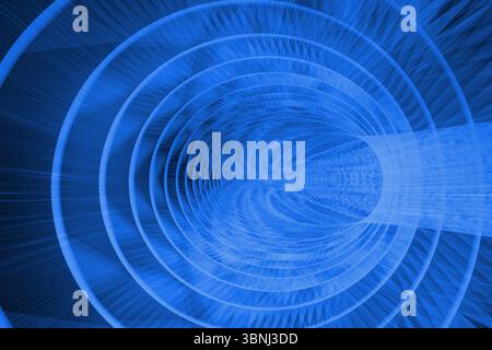 Digitally generated futuristic blue design Stock Photo