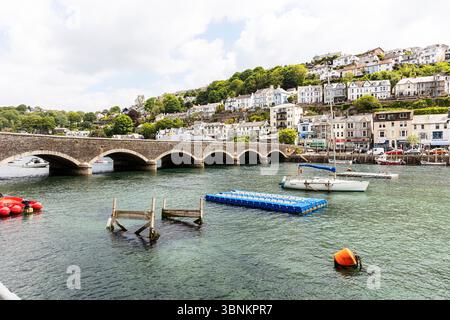 East Looe, Looe, Cornwall, UK, England, Looe Town, Looe UK, Looe Cornwall, looe, cornwall, cornish, boat, harbour, harbor, boats, coast,uk, coastal, Stock Photo