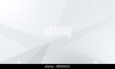 Abstract geometric background with diagonal gray lines or shapes on light grey background. High resolution full frame modern template with copy space. Stock Photo